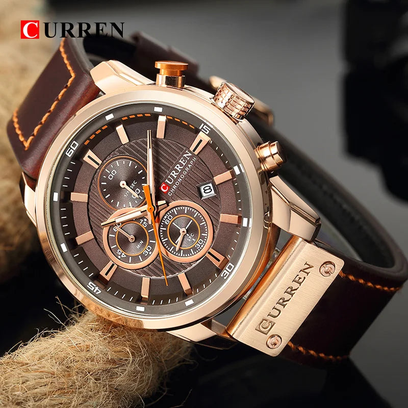 LivinginHiding™ CURREN Army Military Quartz Wristwatch Relogio Masculino