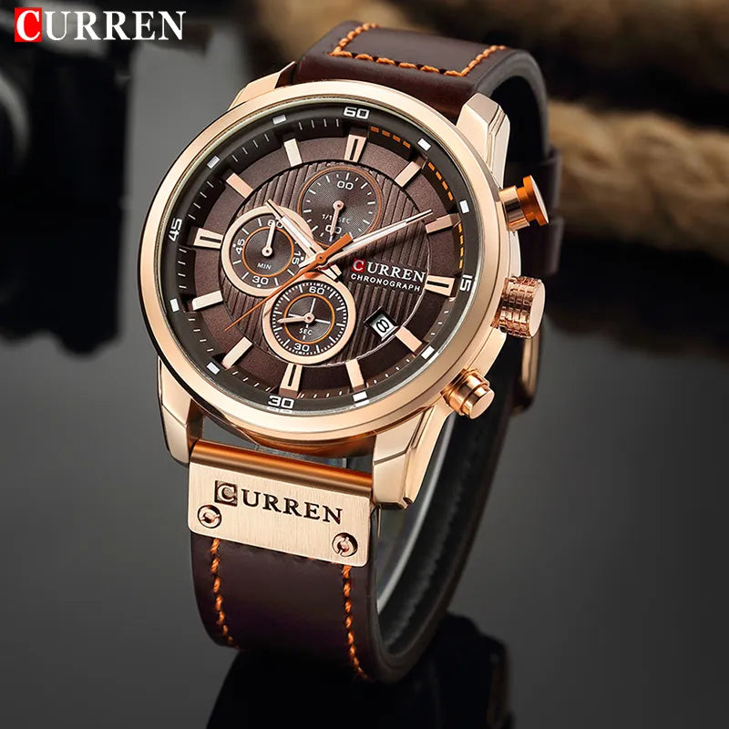 LivinginHiding™ CURREN Army Military Quartz Wristwatch Relogio Masculino