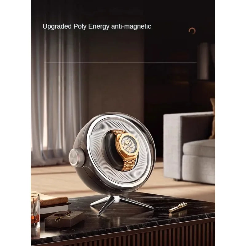 Living in Hiding™ Luxury LED Rotating Watch Winder for Automatic Watches