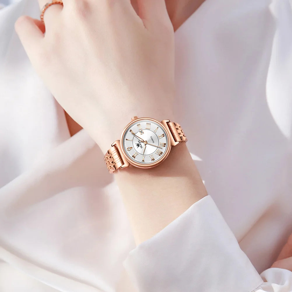 LivinginHiding™ OLEVS Women‘s Luxury Elegant Wristwatch