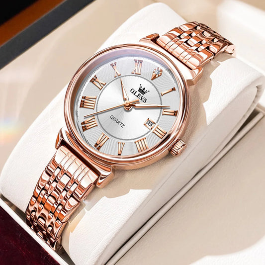 LivinginHiding™ OLEVS Women‘s Luxury Elegant Wristwatch  Womens Gift