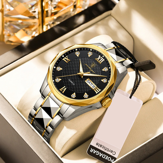 LivinginHiding™ POEDAGAR Luxury Business Quartz Wristwatch